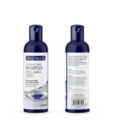 Silver Miracles Colloidal Silver Shampoo With Tea Tree Essential Oils