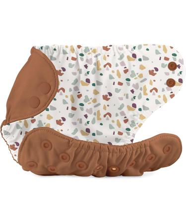 Esembly Cloth Diaper Outer Waterproof Cloth Diaper Cover Swim Diaper Leak-Proof and Breathable Layer Over Prefolds Flats or Fitteds Reusable Diaper with Snap Closure Size 2 (18-35lbs) Clay Size 2 Clay - Buy Online on SooperMarket.com