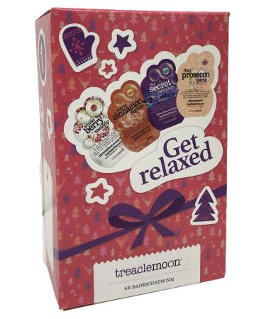 treaclemoon bathing salt/bathing foam 4x80g - get relaxed 4er set winterberry melody warm cinnamon The Secret Mountain fizzy prosecco (get relaxed)