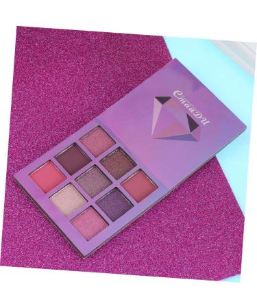 Healvian 3pcs 9 Women Eye Shadow Eyeshadow Makeup Palette Metallic Eye Shadow Palettes Purple - Buy Online on SooperMarket.com