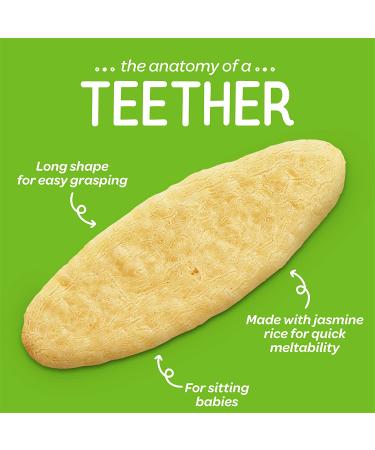 Happy Family Organics Organic Teethers Gentle Teething Wafers Sitting Baby Sweet Potato & Banana 12 Count 0.14 oz (4 g) Each - Pack of 6 - Buy Online on SooperMarket.com