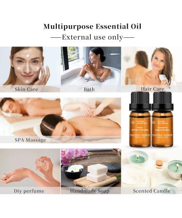 Chamomile + Vetiver Essential Oils Set 100% Pure Aromatherapy Diffuser Blends Oils for Skin Care Hair Bath Massage - Buy Online on SooperMarket.com