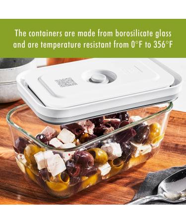 ZWILLING Fresh 3-Pc Glass Food Storage Containers - Meal Prep Assorted Sizes - Buy Online on SooperMarket.com