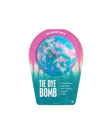 DA BOMB Tie Dye Blue Bath Bomb  7oz  Multi