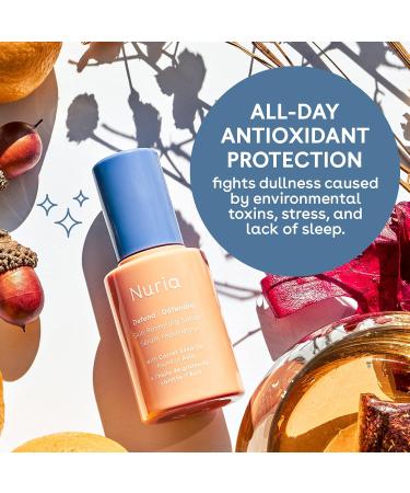 Buy Nuria Defend Skin Restoring Serum - Antioxidant for All Skin Types with Carrot Seed Oil & Rooibos Tea | 25mL - Buy Online on SooperMarket.com