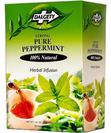 Dalgety Pure Peppermint Herbal Infusion 6x72g Cartons (6 Pack) 100% Natural Tea (Total 108 Teabags) Delicious and Packed with Unique Health Benefits - Buy Online on SooperMarket.com