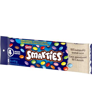 SMARTIES Multipack Candy Coated Chocolates 4 x 45 g - Buy Online on SooperMarket.com