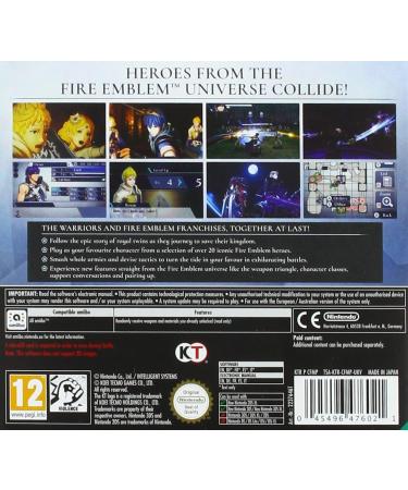Fire Emblem Warriors only compatible with New Nintendo 3DS/New Nintendo 3DS XL and New Nintendo 2DS XL Nintendo 3DS Standard - Buy Online on SooperMarket.com