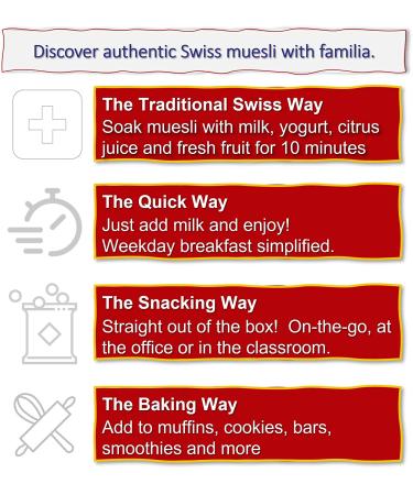 Buy Familia Swiss Muesli Original Recipe - 29 oz (822 g) | Healthy Breakfast Cereal - Buy Online on SooperMarket.com