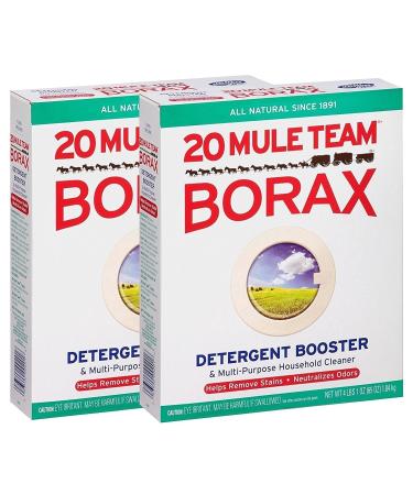 20 Mule Team Borax Natural Laundry Booster 65 Ounce pack of 2