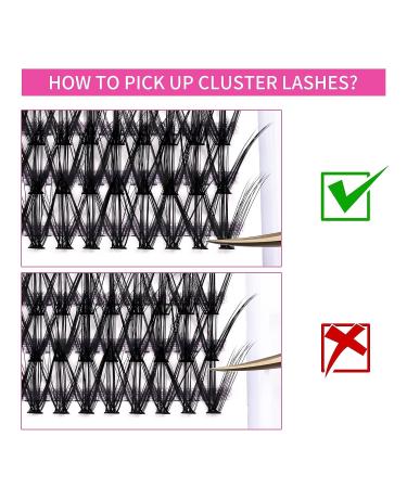 240 30d+40d Wispy Cluster Lash Clusters 0.07mm - DIY Individual Lash Extensions - Reusable Supplies - 14mm - Buy Online on SooperMarket.com