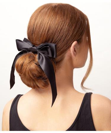 Brushworks Satin Hair Bow Duo Black & White - Buy Online on SooperMarket.com