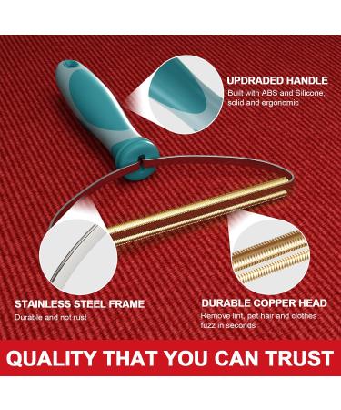Pet Hair Remover Tool - Dog & Cat Hair Cleaner Lint Roller & Fur Removal Brush for Carpets Furniture & More - Portable & Effective - Green - Buy Online on SooperMarket.com