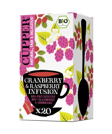 Organic blueberry and raspberry infusion 20 infusion bags