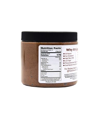 Nutty Novelties Dark Chocolate Almond Butter - High Protein & All-Natural Vegan Spread - 15oz - Buy Online on SooperMarket.com