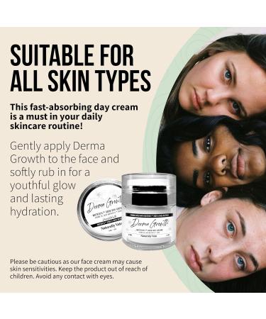 Derma Growth Matrixyl 3000 Facial Day Cream - Handmade Anti-Aging Face Cream for Mature Skin with Natural Ingredients Vitamin E & Shea Butter - 1.5 oz - Buy Online on SooperMarket.com