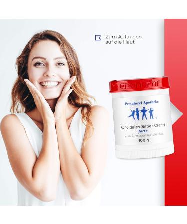 High-Quality Colloidal Silver Cream Forte - Double Concentration (100g) | Proven Recipe from Pestalozzi Pharmacy - International Shipping Available - Buy Online on SooperMarket.com
