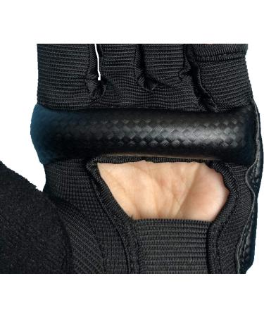 Half Finger Kickboxing Gloves - Ideal for Taekwondo, Muay Thai, Karate, and Cardio Kickboxing Class - Black Medium - Buy Online on SooperMarket.com