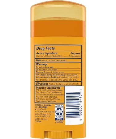 Arm & Hammer Ultramax Deodorant & Antiperspirant - Powder Fresh 2.6 oz (Pack of 8) - Buy Online on SooperMarket.com