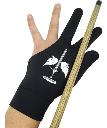 ANIMSWORD 2 Piece/Set Breathable Snooker Cue Sport Gloves for Left Hand - Large Black - Buy Online on SooperMarket.com
