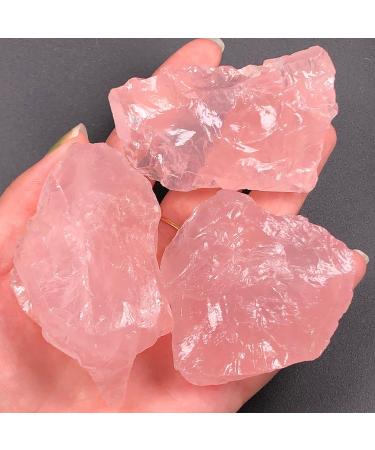 Natural Crystal Natural Pink Rose Quartz Crystal Stone Rock Chips Lucky Natural Stones and Minerals Health Decoration FUZEGRDLI (Size : 90-100g) - Buy Online on SooperMarket.com