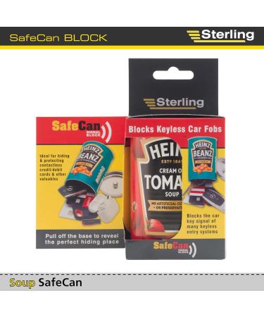 RFID Signal Blocking Sterling SafeCan - Heinz Tomato Soup Design - Buy Online on SooperMarket.com