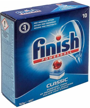 Buy Finish Classic Powerball Dishwasher Tablets - Pack of 10 | International Shipping Available - Buy Online on SooperMarket.com