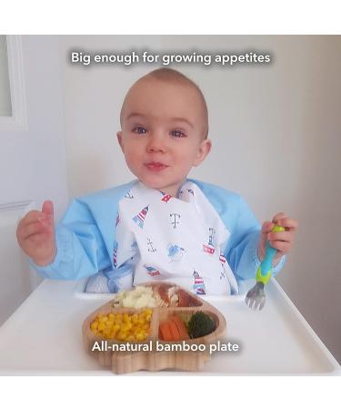 Nuby Bamboo Strawberry Plate - Weaning Tableware for 12+ Months - Buy Online on SooperMarket.com
