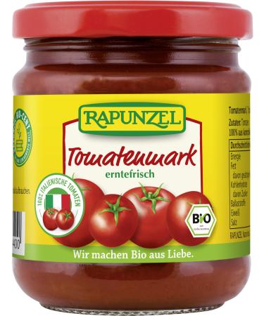 Rapunzel organic tomato paste single concentrated 22% dry matter (6 x 200 gr)