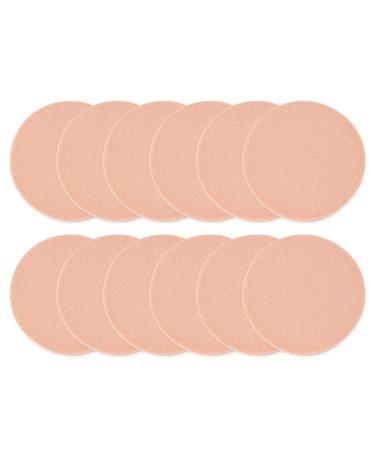 WLLHYF 12 Pcs Makeup Sponge Foundation Powder Puff Facial Make Up Face Eye Cosmetic Washing Applicator Round Pads Estheticians Blender Blending Halloween Christmas Cosmetic Beauty Tool