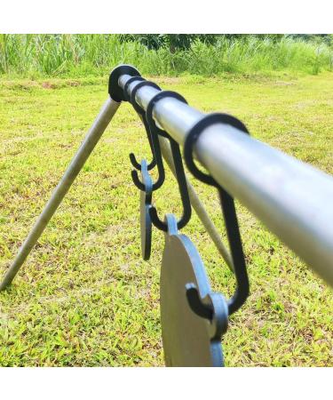 AR500 Steel Target Hangers & Gong Combo Pack DIY Hanging Kit for EMT Conduit Includes 6 Hooks - Buy Online on SooperMarket.com