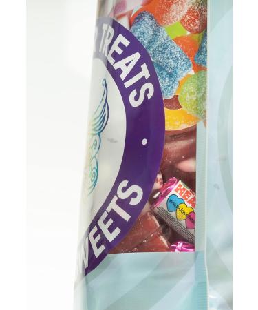 1kg Pink and Red Fizzy & Gummy Jelly Sweet Assortment Pick n Mix Sweets Gift Bag - Large Bag of Sour Chewy Gummy Candy Jelly Treats - Halal Friendly - Buy Online on SooperMarket.com