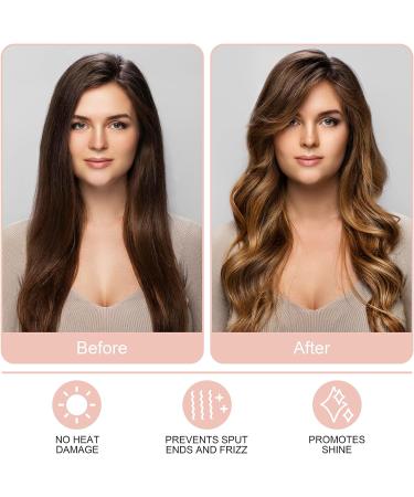 Upgrade Your Hair Game with CORATED 60 Extra Long Heatless Curling Rod Headband in Khaki - No Heat Hair Curler Kit for Short & Long Hair - Buy Online on SooperMarket.com