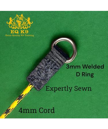 Handmade 4mm EQ K9 Slip Collar for Dog Training - Chrome Limiter, Strap Handle - L (56cm) - Buy Online on SooperMarket.com