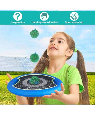 WIn SPORTS Trampoline Paddles Disc Indoor Outdoor Game for 4 Players Camping Game for Kids  Adults Couples  Friends Family  Includes 4 Rackets  3 Rubber Koosh Balls 1 Storage Bag - Buy Online on SooperMarket.com