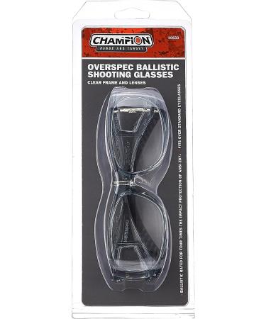 Champion Over-Spec Ballistic Glasses - Clear | High-Quality Eye Protection - Buy Online on SooperMarket.com