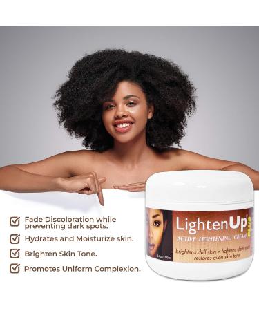 LightenUp Plus Skin Brightening Cream 3.4 Fl oz - Daily Moisturizing Dark Spot Cream for Face & Body - Buy Online on SooperMarket.com