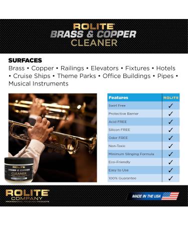 Rolite Brass & Copper Cleaner & Polish Combo Pack (1lb) - Ultimate Shine for All Metal Surfaces - Buy Online on SooperMarket.com