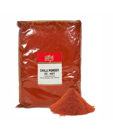 Apna Extra Hot Chili Powder 4. 5 kg (10 lb) Spicy Deggi Mirch Powder (Chilli) Quality Natural Herbs & Spices for Cooking 100% Natural Non-GMO Vegan & Gluten Free
