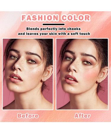 Natural Soft Shimmer Cream Blush Stick for Cheeks - Coral Red - Buy Online on SooperMarket.com