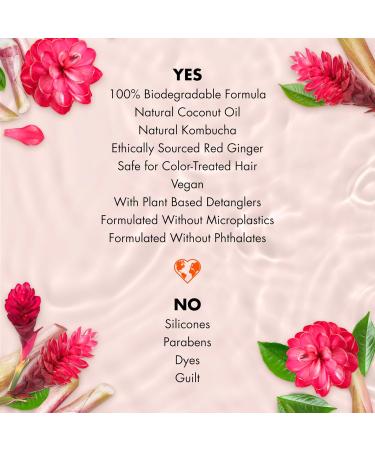 Love Beauty and Planet Silicone Free Conditioner - Black Tea Kombucha & Red Ginger | Detox & Nourish for Soft Shiny Hair - 13.5 fl oz - International Shipping - Buy Online on SooperMarket.com