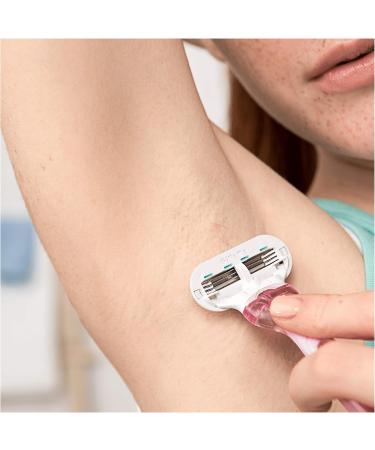 Buy Gillette Venus Sensitive Razor for Women - 4 Pack (3 + 1 Disposable) | International Shipping Available - Buy Online on SooperMarket.com