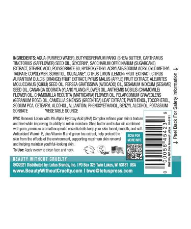 Beauty Without Cruelty Skin Renewal Moisturizing Lotion 4 oz - Hydrate & Revitalize Your Skin | Vegan & Cruelty-Free International Shipping - Buy Online on SooperMarket.com