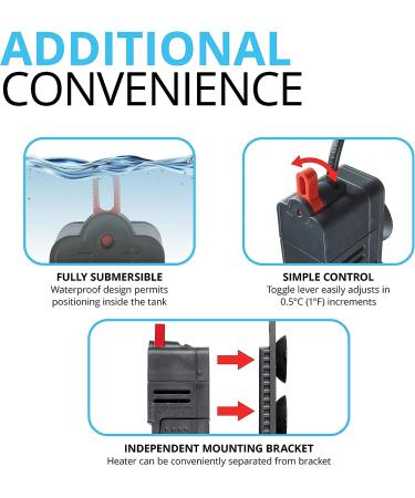 Fluval E-Heater 200W - Advanced Aquarium Heater for Up to 250L Tanks - Reliable Temperature Control - Buy Online on SooperMarket.com
