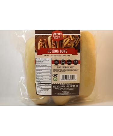 Great Low Carb Hot Dog Buns 2 Bags