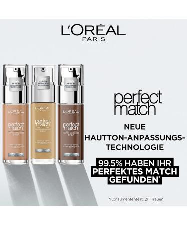 L'Or al Paris Fl ssige Foundation mit Hyaluron & Aloe Vera Perfect Match Make-Up 3.N Creamy Beige 30 ml Internationaler Versand verf gbar - Buy Online on SooperMarket.com