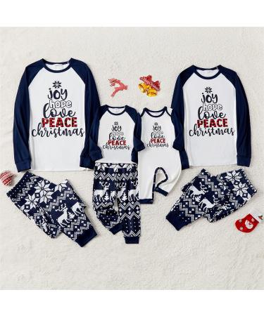 PatPat Family Matching Christmas Pajamas | Tree Snowflake Print | Long-sleeve Sets | Kids 8-9 Years Blue - Buy Online on SooperMarket.com