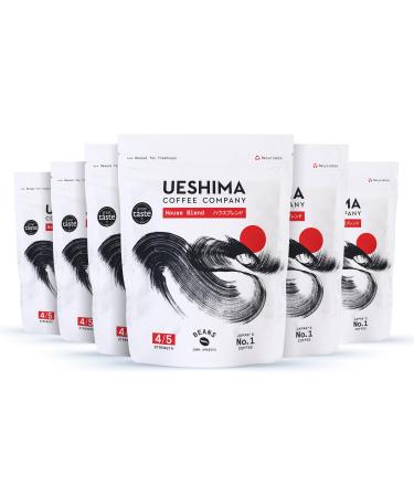 Ueshima House Blend Coffee Beans 250g (pack of 6)