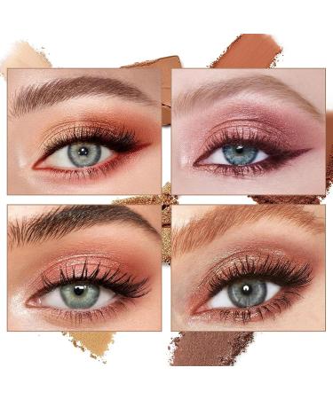 UCANBE Toffee Fusion 48 Colors Eyeshadow Palette + Brushes Set - Long Lasting, Highly Pigmented Makeup Kit - Buy Online on SooperMarket.com