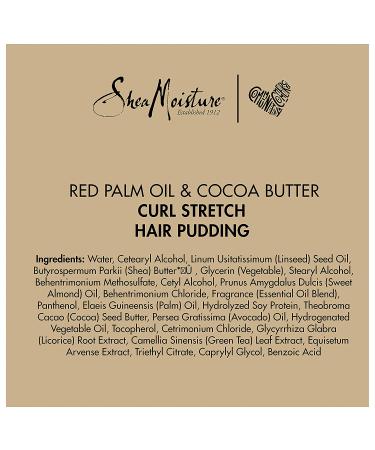 SheaMoisture Curl Stretch Pudding 11.5 oz - Red Palm Oil, Cocoa Butter, Shea Butter - Buy Online on SooperMarket.com